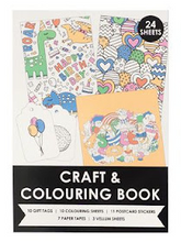 A5 Craft and Colouring Book