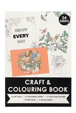 A5 Craft and Colouring Book